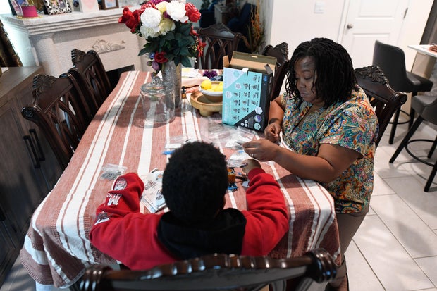 Josette Smith and her son, Ethan 