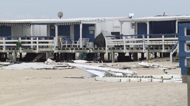 Cabanas and storm damage 
