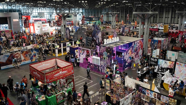 People attend Anime NYC at the Jacob K. Javits Convention Center in New York, Friday, Aug. 21, 2026. 