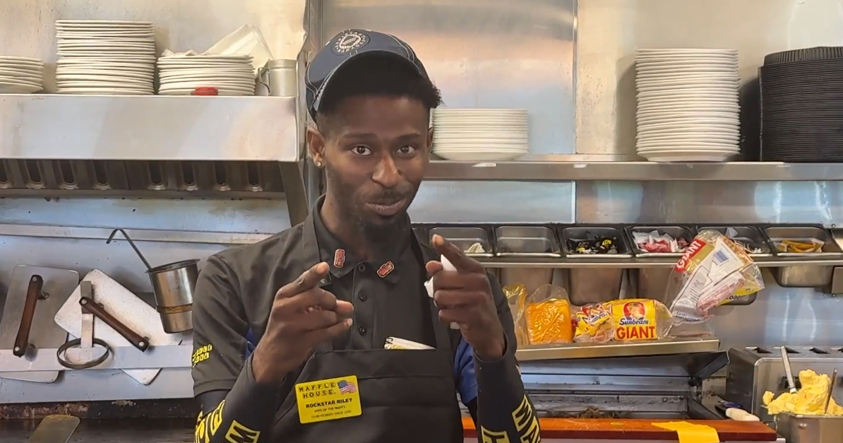 Waffle House fired its viral rapper. Rockstar Riley talks new music ...