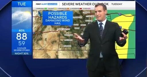 Severe storms possible across Colorado and in Denver Monday through Wednesday