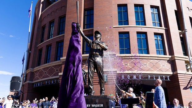 Larry Walker statue unveiling at Coors Field 