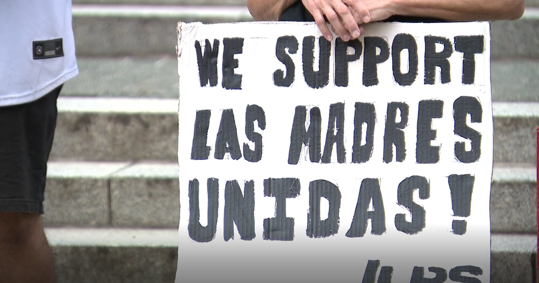 Baltimore immigrant mothers demand removal of ankle monitors after ICE detention
