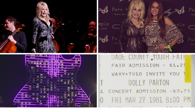 Hard Rock's Guitar Hotel lights up with butterflies in tribute to Dolly Parton, as South Florida remembers her