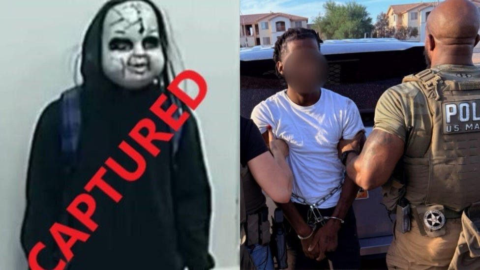 Philadelphia's Chucky-style masked man arrested in Las Vegas