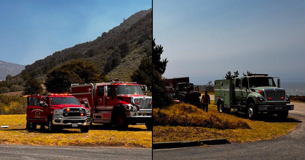 Plaskett Fire grows in California's Big Sur just south of Timber Fire ...