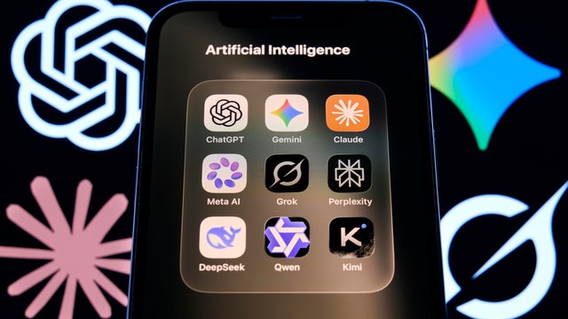 ChatGPT, TikTok, Telegram And Other Popular App Icons Seen On An IPhone 