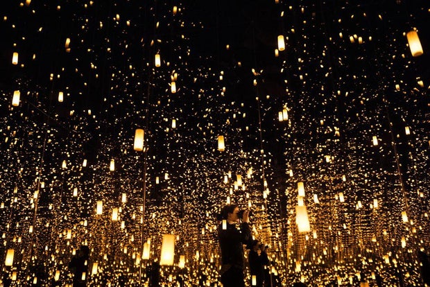 Yayoi Kusama's Infinity Mirrors exhibit 