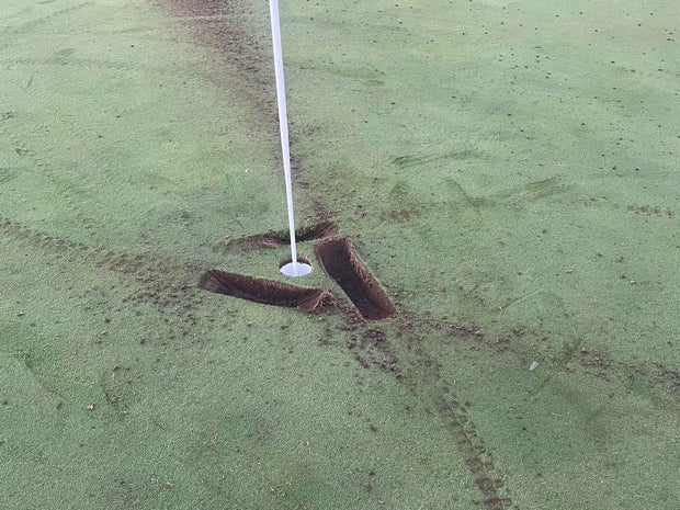 lincoln hills golf club tire damage 2 
