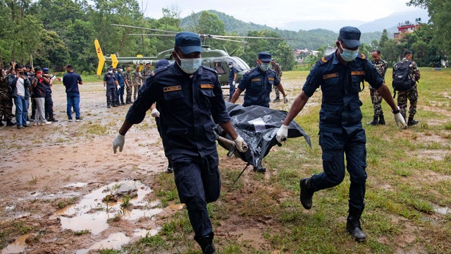 Aftermath of devastating floods in Nepal 