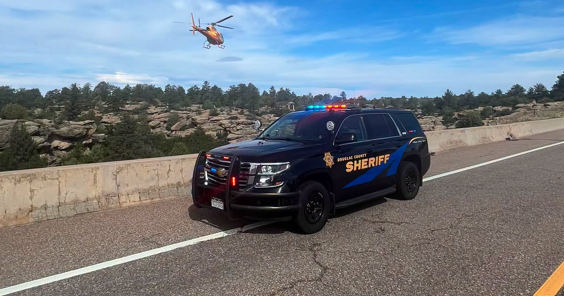 Motorcyclist injured after falling from bridge into Colorado canyon