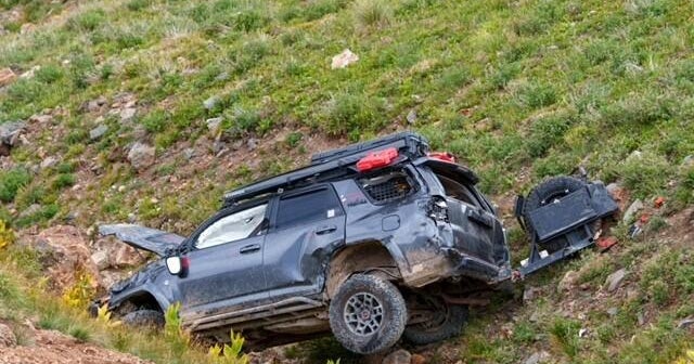 Pennsylvania driver flown to hospital after SUV tumbles off Colorado mountain road