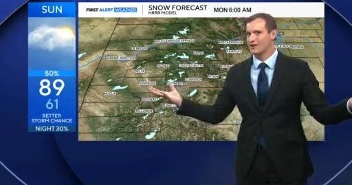 Snow atop Colorado's tallest peaks, big-time heat across Denver