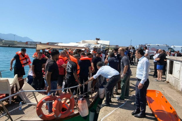 Passenger boat capsizes off North Cyprus 