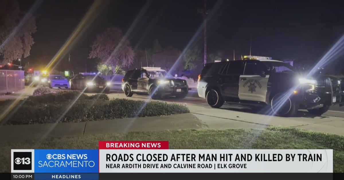 Man killed by train on Calvine Road near Elk Grove