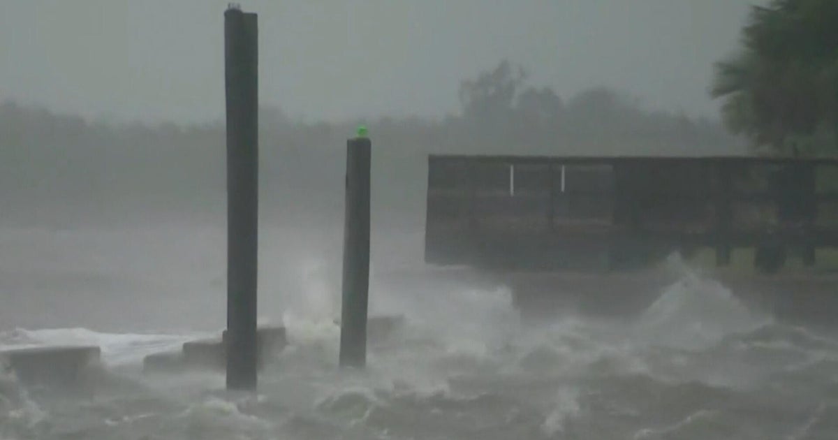 Tropical Storm Edouard makes landfall, drenching parts of Texas and Louisiana