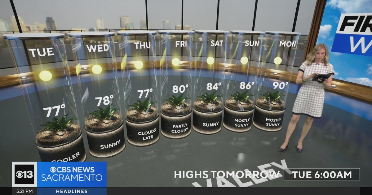 Monday evening Northern California weather forecast: Aug. 31, 2026