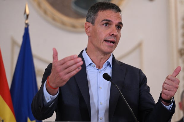 Spanish PM Pedro Sanchez visits Ceuta