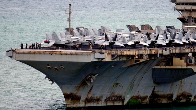 The USS Abraham Lincoln approaches Laem Chabang Port near Pattaya, Thailand, on Wednesday, Sept. 2, 2026. 