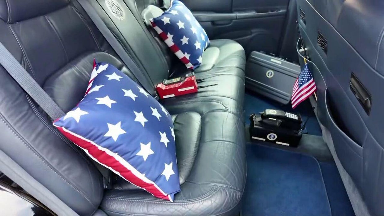 Imitation presidential limousine carrying Trump impersonator impounded ...