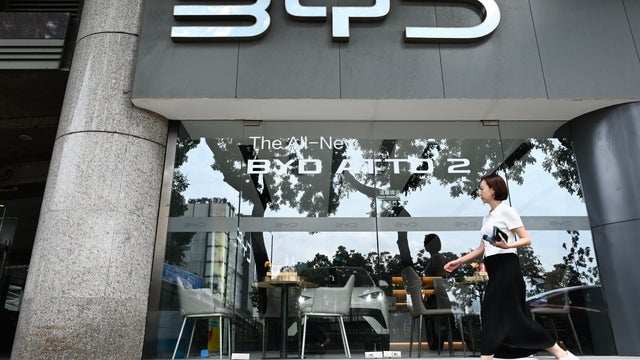BYD Store In Hong Kong 