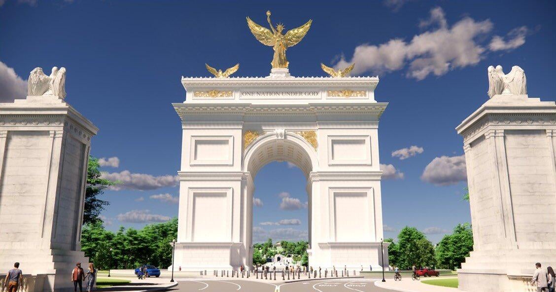Excavation for Trump's 250-Foot Arch Starts in Two Weeks. Crews Will Work 20 Hours a Day.