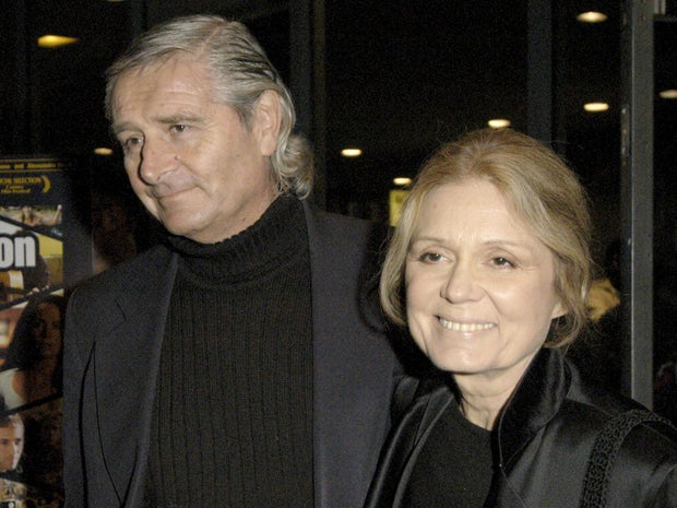 Gloria Steinem and her husband David Bale in 2003 