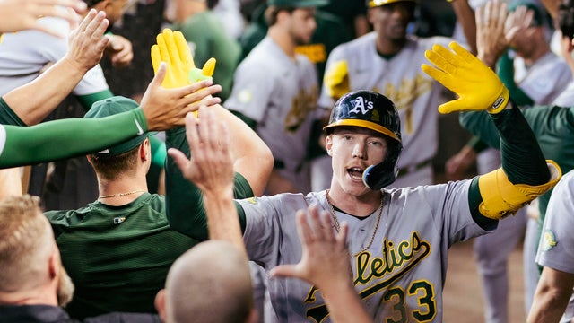 Athletics v. Texas Rangers 