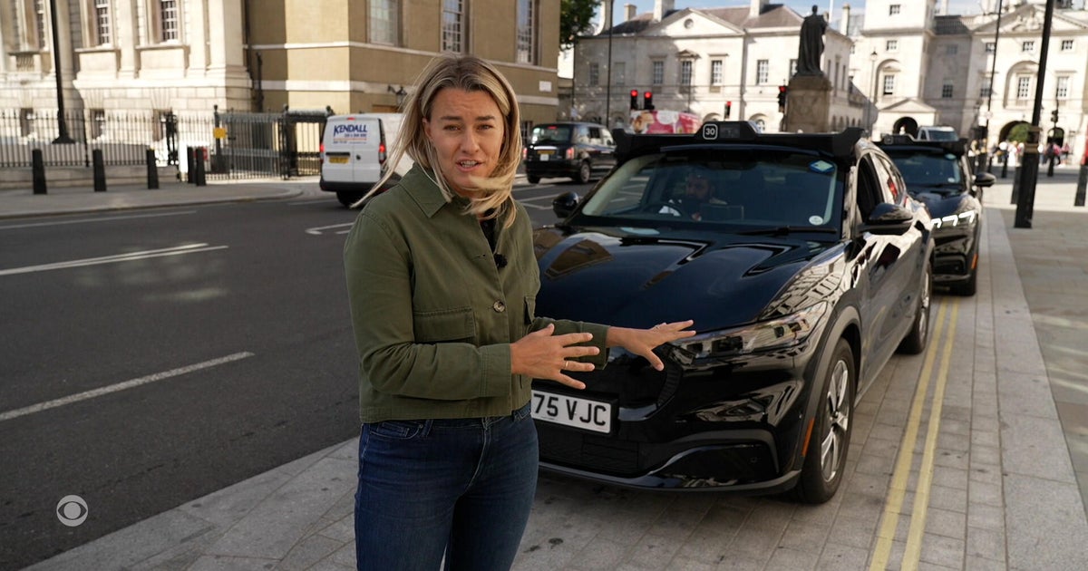 CBS reporter tests London’s first self-driving taxis