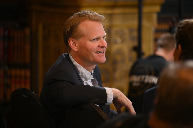 James Orr attends a Reform UK press conference on Aug. 6, 2026, in London.