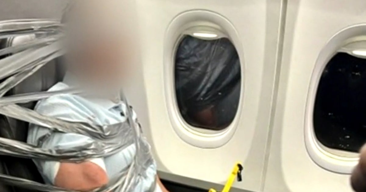 American Airlines passenger duct taped to seat after lashing out mid-flight
