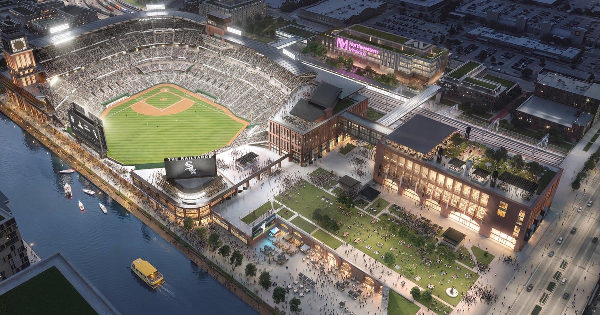 Renderings revealed for potential White Sox stadium along the river in ...