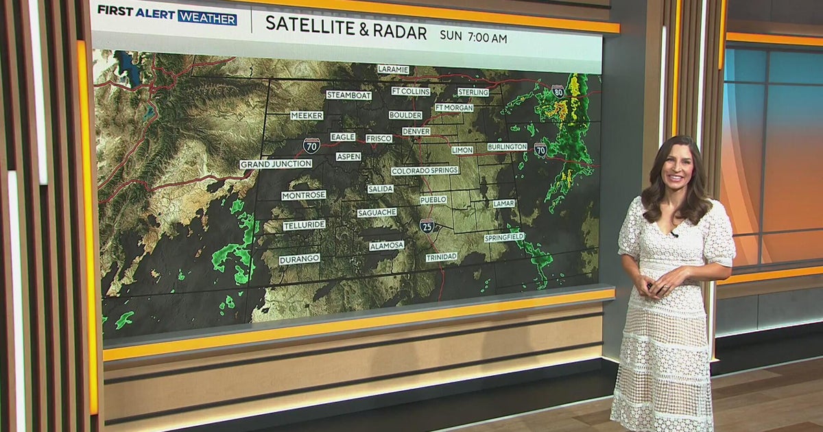 Warm temperatures continue across Colorado as shower and storm chances increase