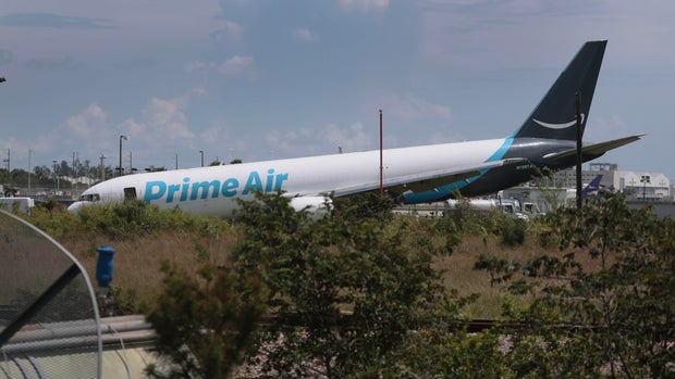 Amazon Cargo Plane Crashes At Miami International Airport 
