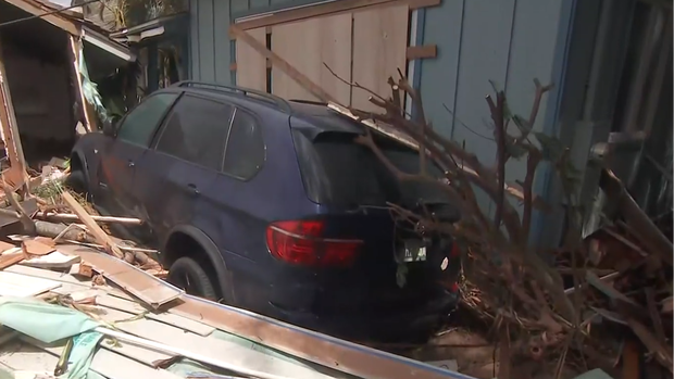 Hurricane Lowell damage 