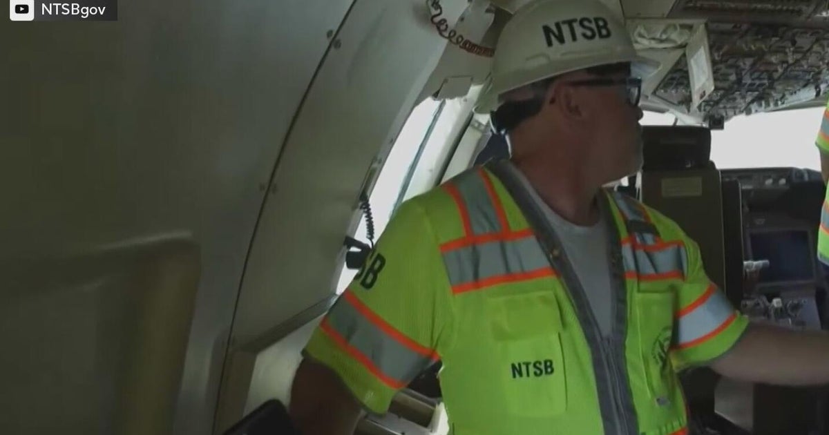 New video shows NTSB investigators around, inside crashed Amazon cargo plane near MIA