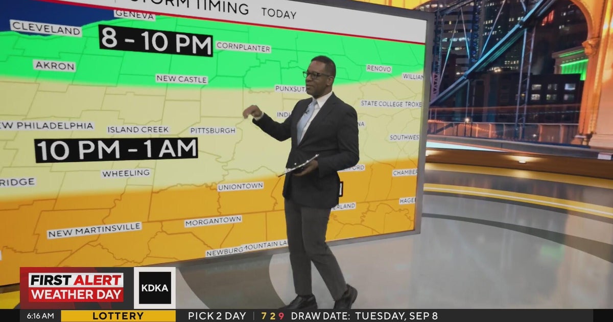 Storms with flooding risk possible in Pittsburgh are | KDKA First Alert Weather