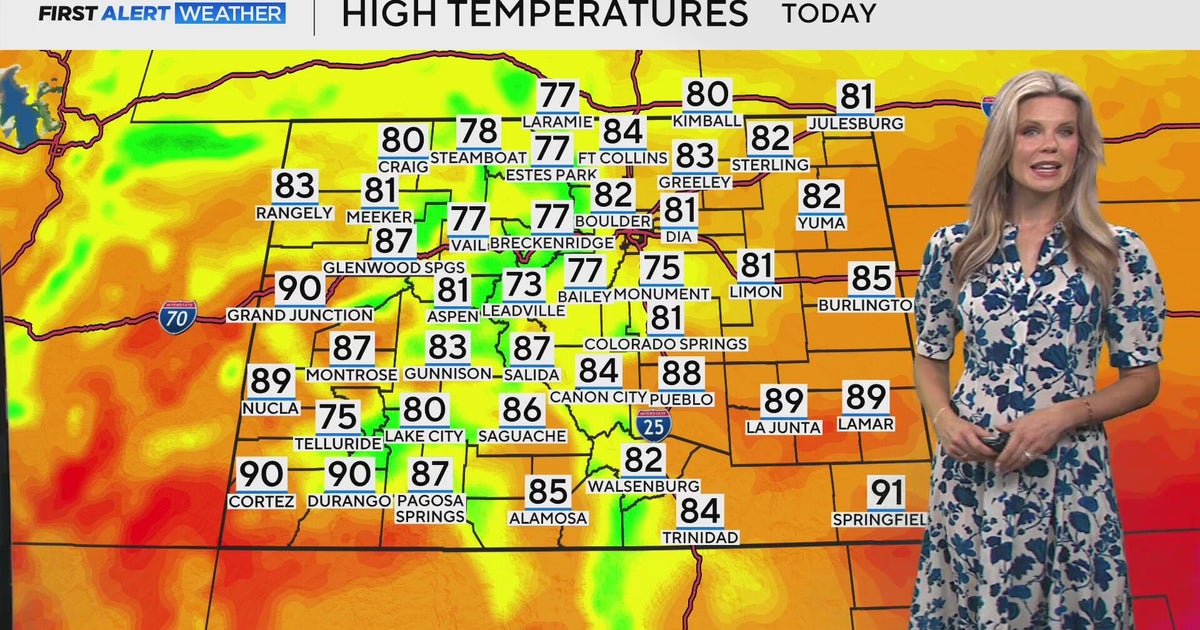 Mild temperatures and sunshine for Denver