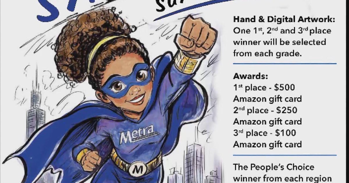 Metra launches art contest for kids to create a safety superhero