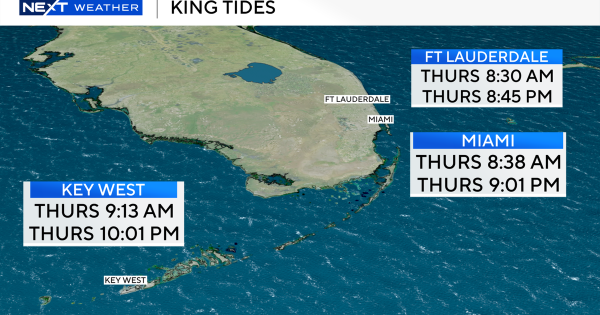 King tides could lead to some saltwater flooding in South Florida as region braces for more rounds of showers, storms