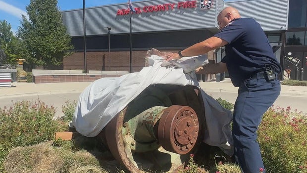 Adams County Fire Rescue unveils World Trade Center motor in 9/11 remembrance