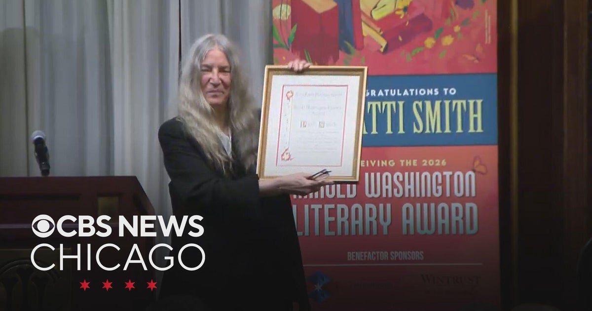 Punk rock legend Patti Smith receives 2026 Harold Washington Literary Award