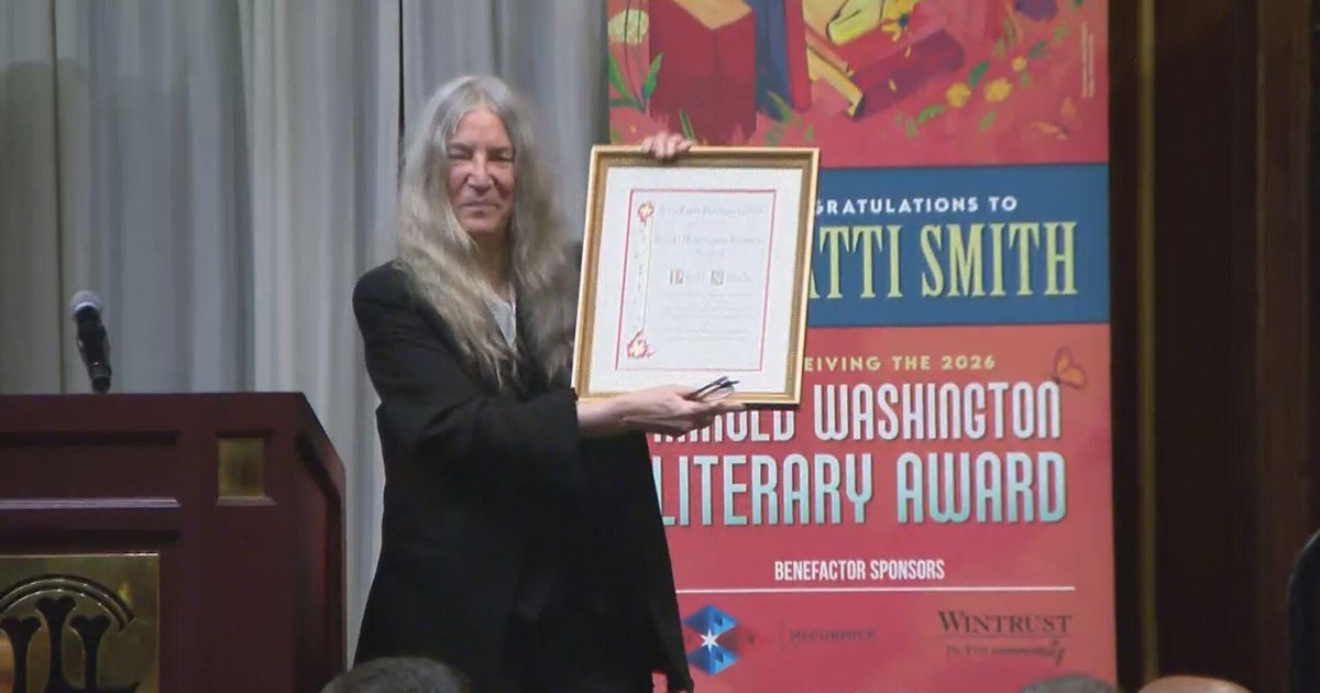 Punk rock icon Patti Smith honored with 2026 Harold Washington Literary Award