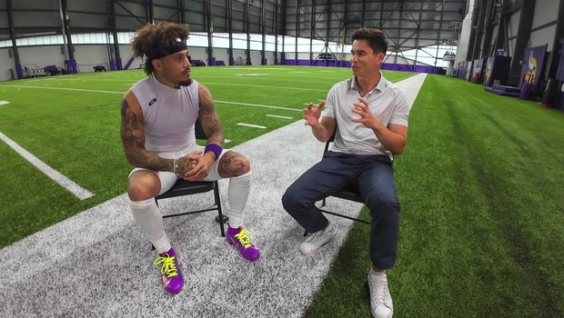 Byron Murphy on setting goals for Vikings season, guiding rookie players