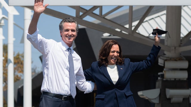 California Governor Gavin Newsom addresses Labor Day weekend rally in North Carolina 