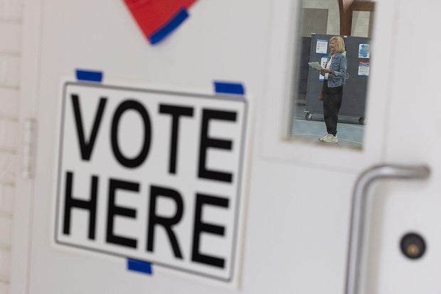 Voters In Georgia Head To The Polls For The Primary Election Runoff 