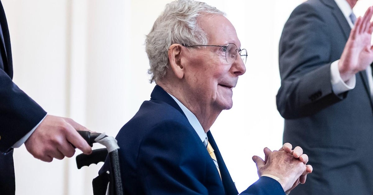 Mitch McConnell returns to Senate after 3 months