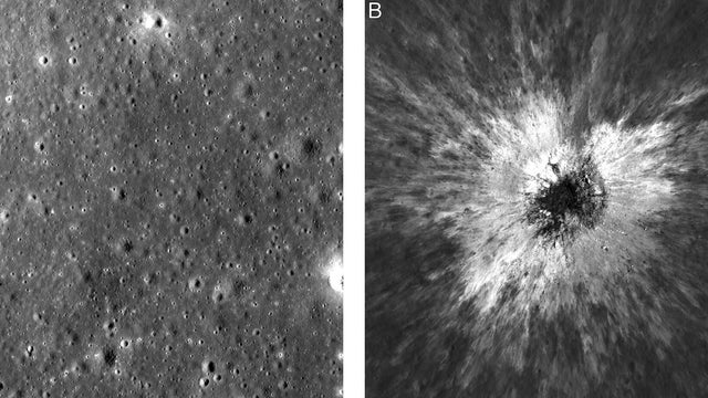 Moon-New Crater 