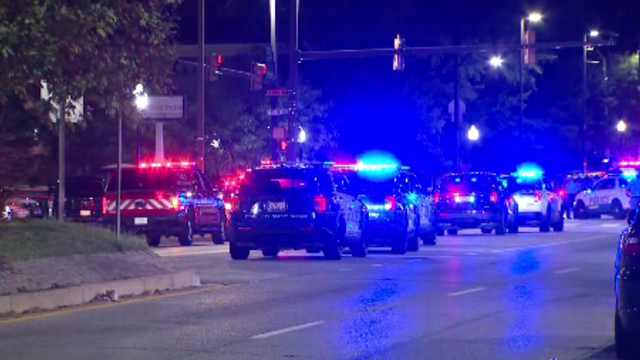 Crime scene police lights 