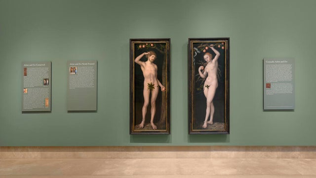 "Adam and Eve," painted in 1530 by Lucas Cranach the Elder 